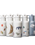 Stainless Steel Water Bottle - Shapes 350ml